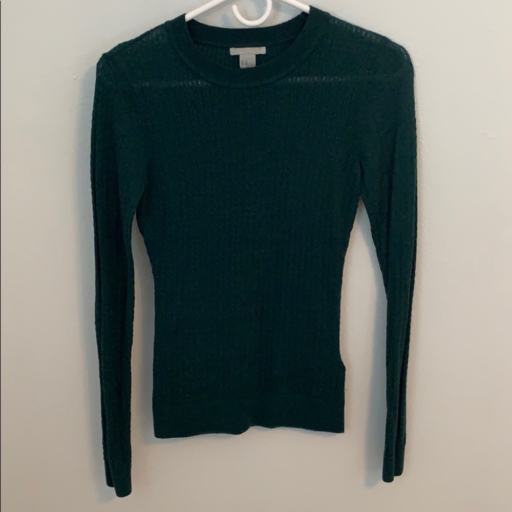 Green sweater